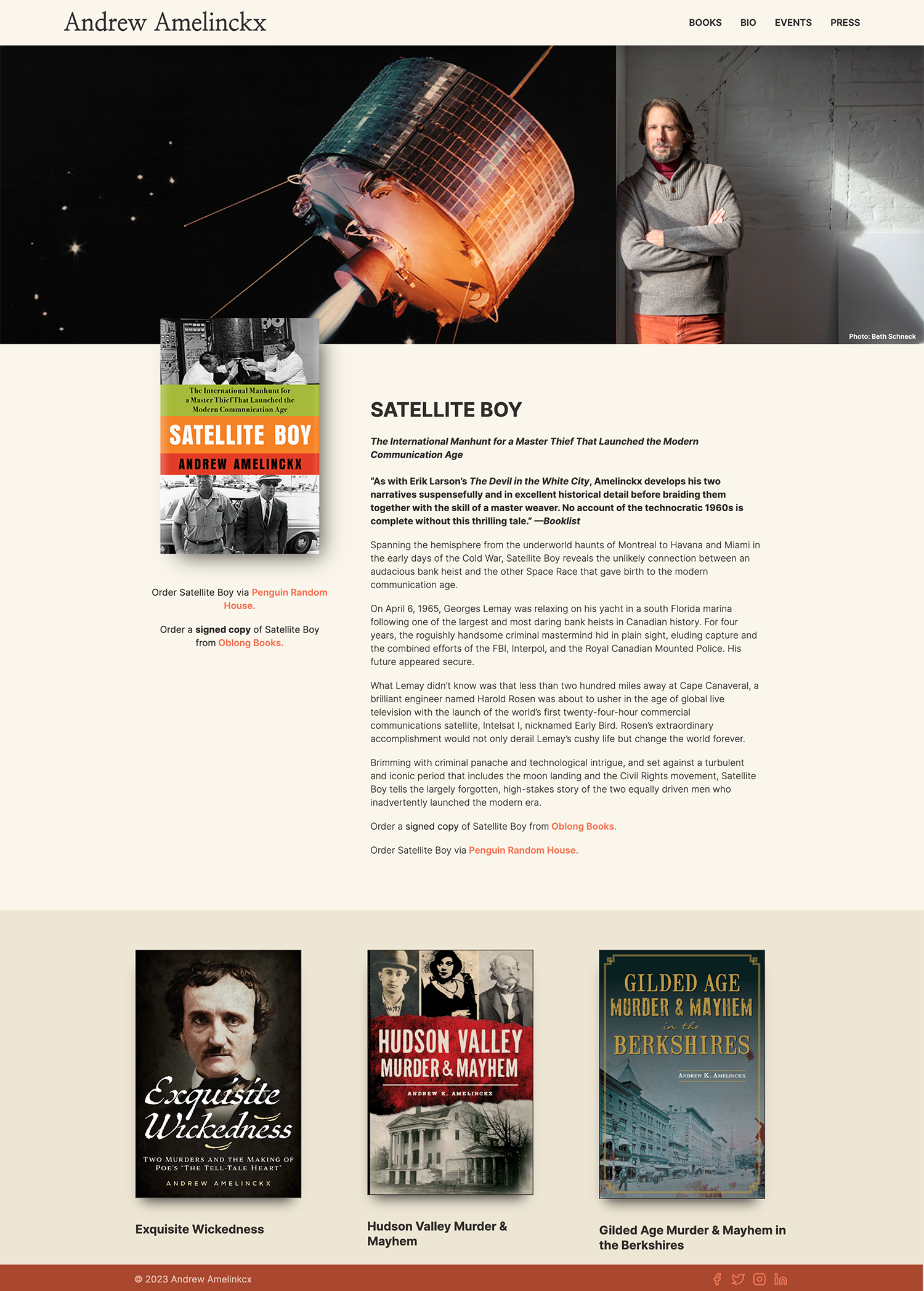 Andrew Amelinckx Website