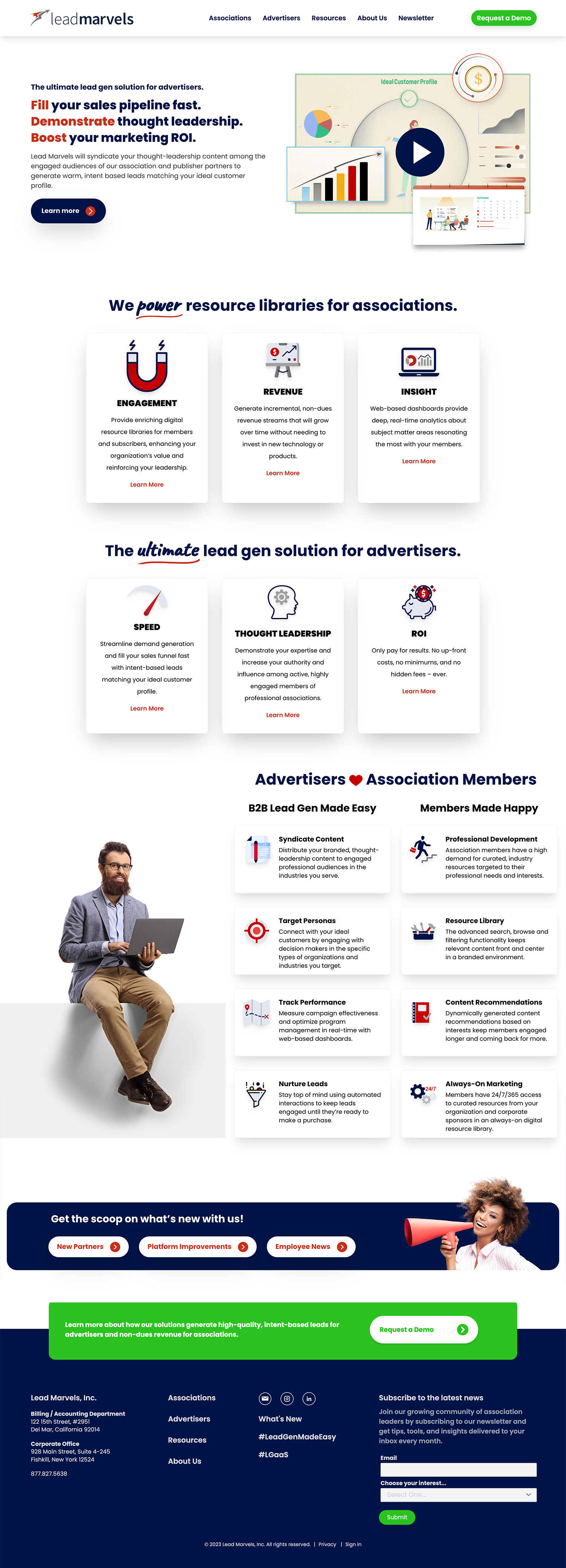 Lead Marvels Website